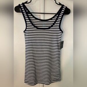 Cynthia Rowley Navy & White Striped Tank Top - NWT - SIZE XS